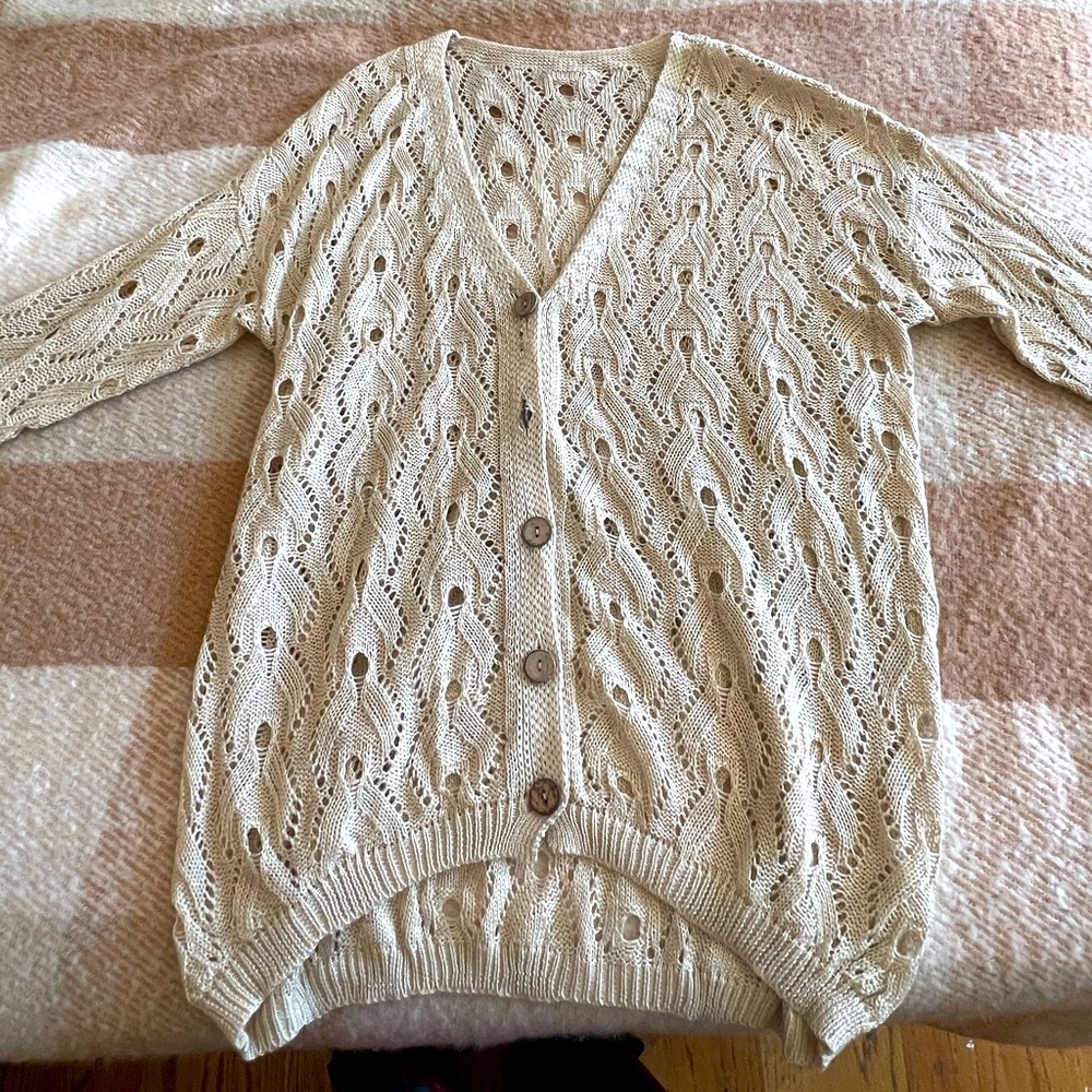 SOLD Brand New Button Up Knitted Cardigan